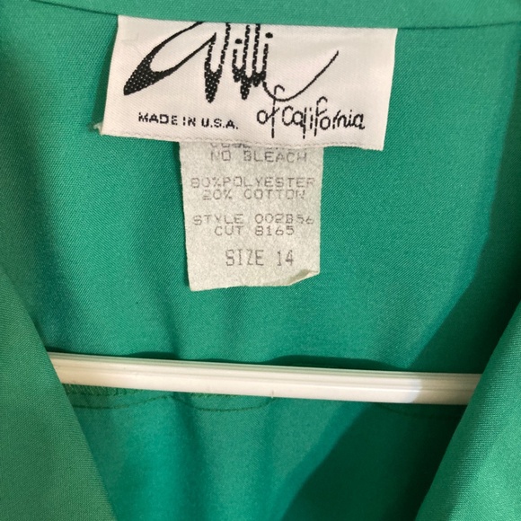 Willi of California Vintage dress waisted with belt - Picture 3 of 4